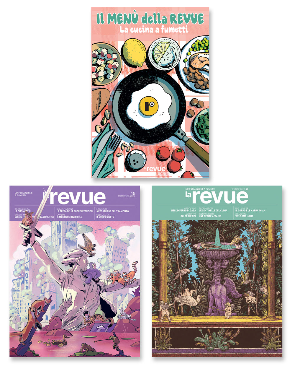 Menù della Revue - La cucina a fumetti (pre order)