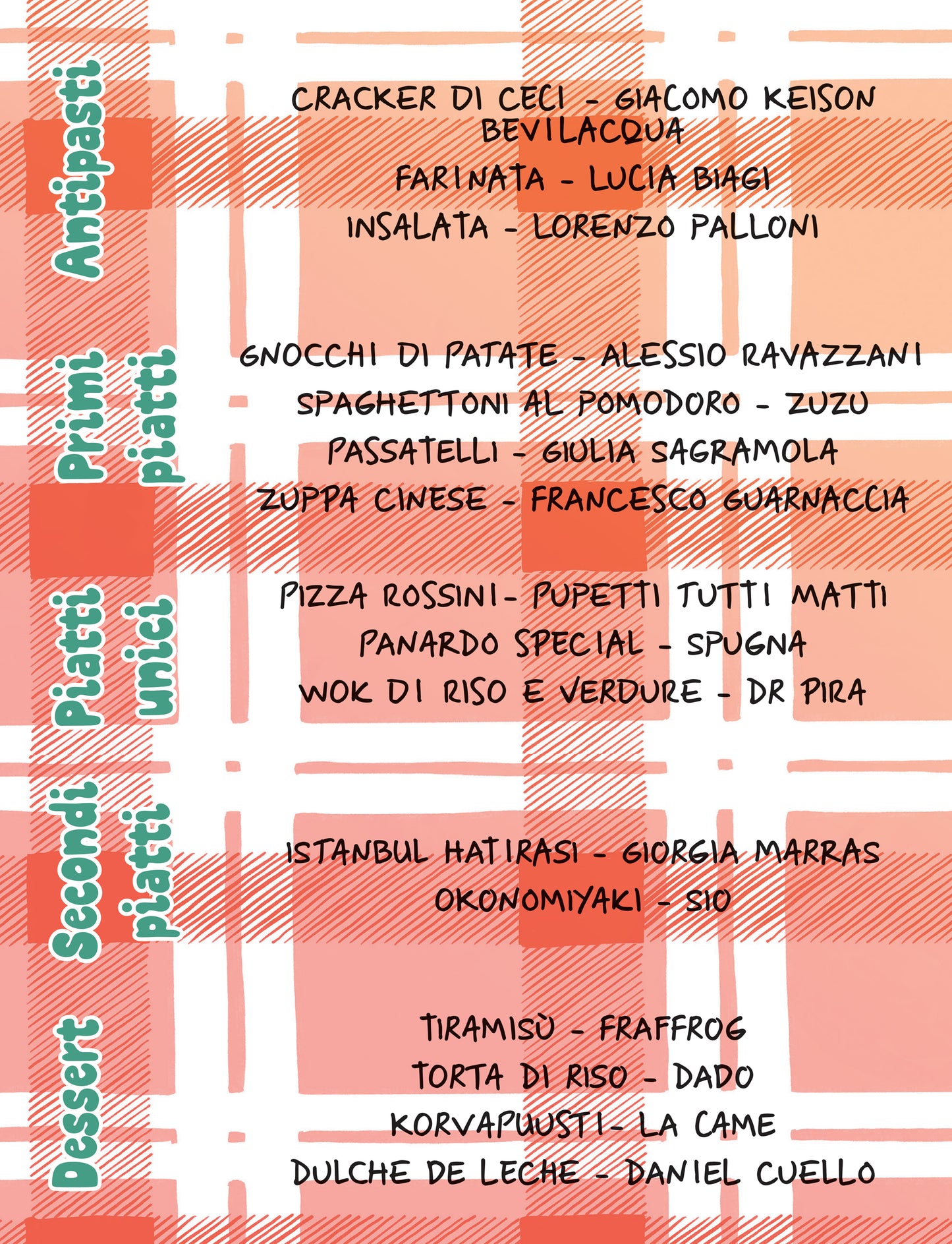 Menù della Revue - La cucina a fumetti (pre order)